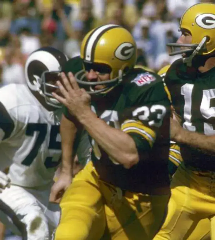 JIM GRABOWSKI Green Bay Packers 1969 Throwback NFL Football Jersey 