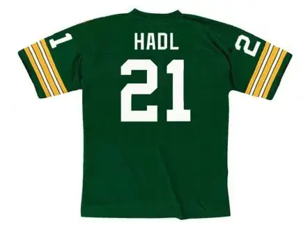 JOHN HADL Green Bay Packers 1975 Throwback NFL Football Jersey 