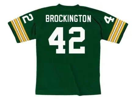 JOHN BROCKINGTON Green Bay Packers 1973 Throwback NFL Football Jersey 