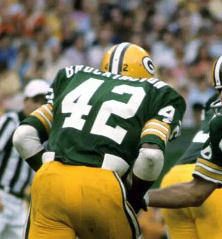JOHN BROCKINGTON Green Bay Packers 1973 Throwback NFL Football Jersey 