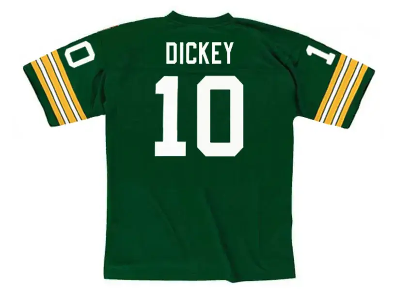 LYNN DICKEY Green Bay Packers 1977 Throwback NFL Football Jersey 