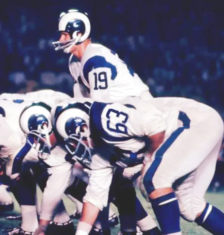 BILL MUNSON Los Angeles Rams 1967 Throwback NFL Football Jersey 