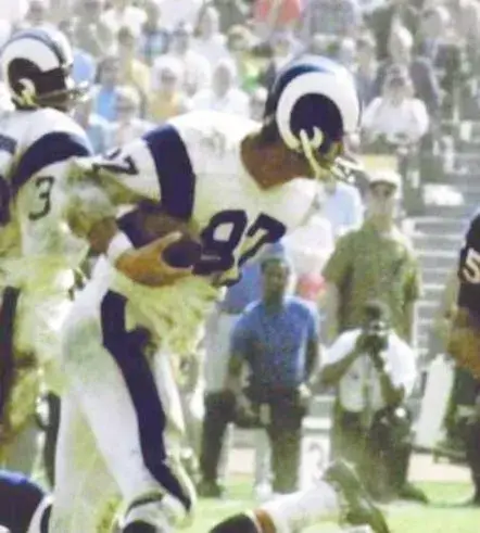 BILLY TRUAX Los Angeles Rams 1969 Throwback NFL Football Jersey 