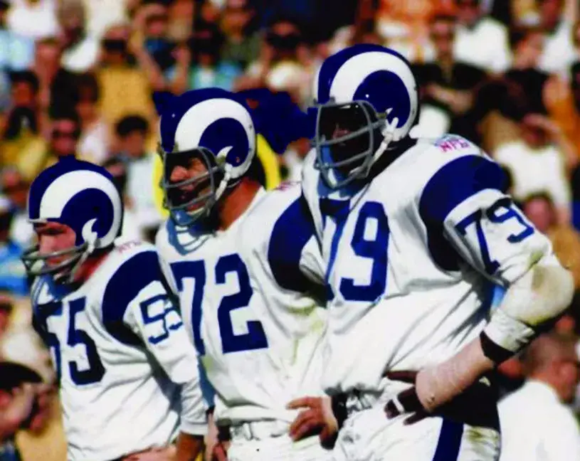 DIRON TALBERT Los Angeles Rams 1969 Throwback NFL Football Jersey 