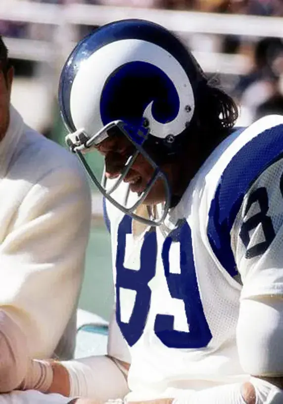 FRED DRYER Los Angeles Rams 1972 Throwback NFL Football Jersey 