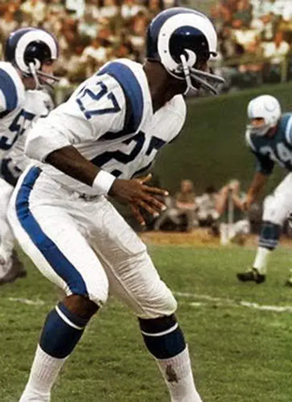 IRV CROSS Los Angeles Rams 1968 Throwback NFL Football Jersey 