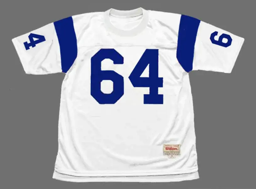 JACK “HACKSAW” REYNOLDS Los Angeles Rams 1971 Throwback NFL Football Jersey
