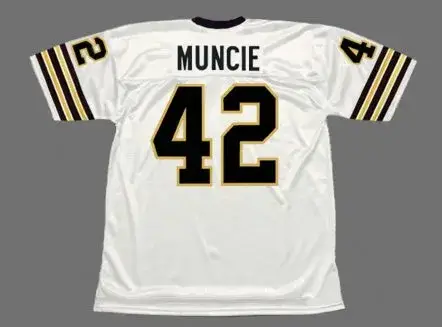 CHUCK MUNCIE New Orleans Saints 1979 Throwback NFL Football Jersey 