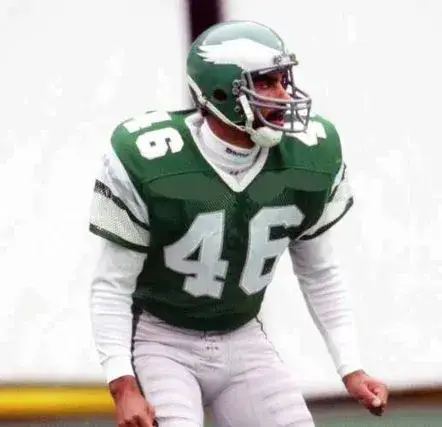 HERM EDWARDS Philadelphia Eagles 1978 Throwback NFL Football Jersey 