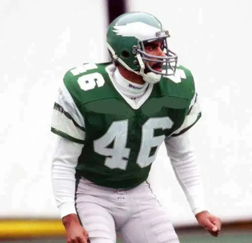 HERM EDWARDS Philadelphia Eagles 1978 Throwback NFL Football Jersey 