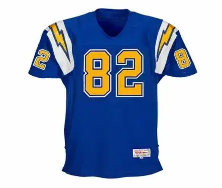 BOBBY DUCKWORTH San Diego Chargers 1983 Throwback NFL Football Jersey