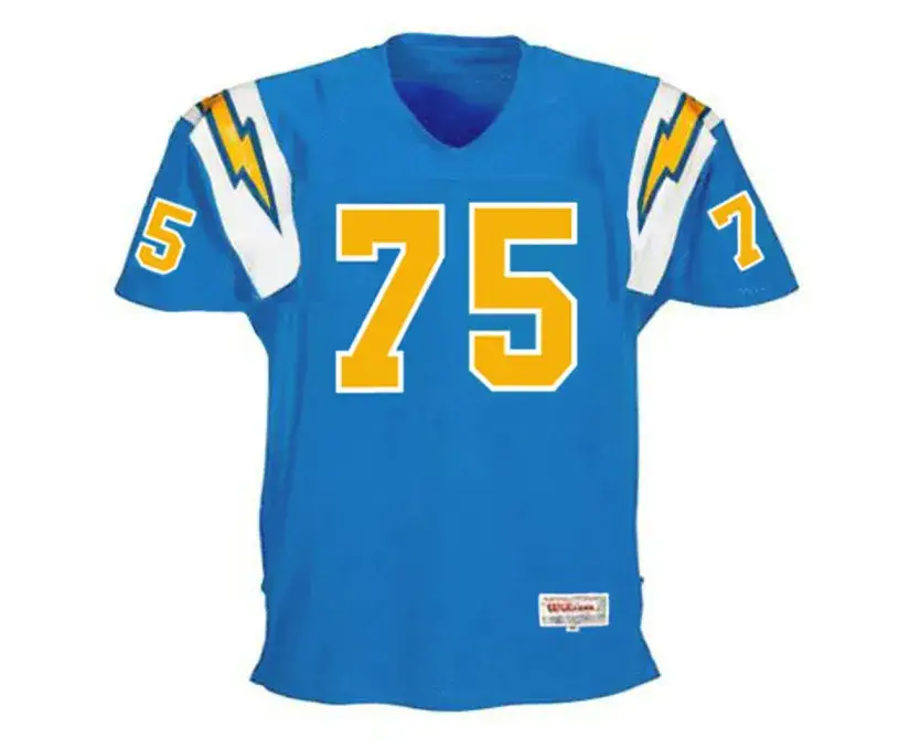 DEACON JONES San Diego Chargers 1973 Throwback NFL Football Jersey