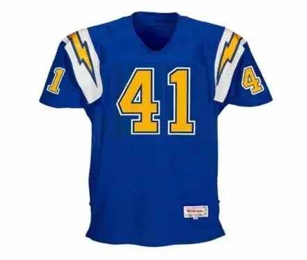 EARNEST JACKSON San Diego Chargers 1984 Throwback NFL Football Jersey