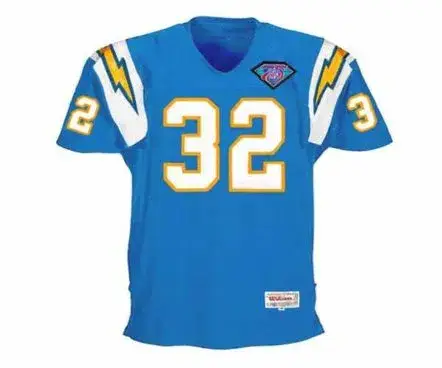 ERIC BIENIEMY San Diego Chargers 1994 Throwback Home NFL Football Jersey