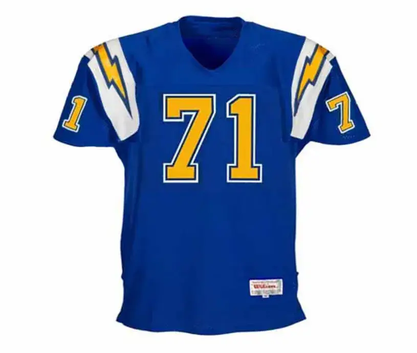 FRED DEAN San Diego Chargers 1979 Throwback NFL Football Jersey