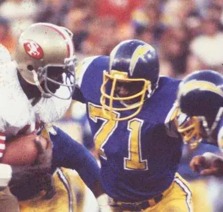 FRED DEAN San Diego Chargers 1979 Throwback NFL Football Jersey 