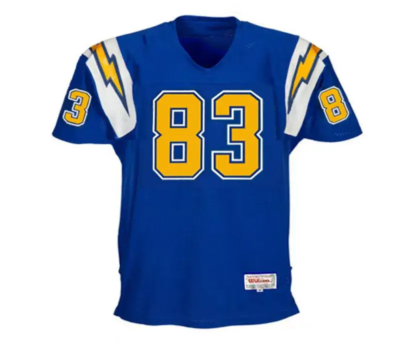 JOHN JEFFERSON San Diego Chargers 1980 Throwback NFL Football Jersey