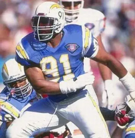 LESLIE O’NEAL San Diego Chargers 1994 Throwback Home NFL Football Jersey 