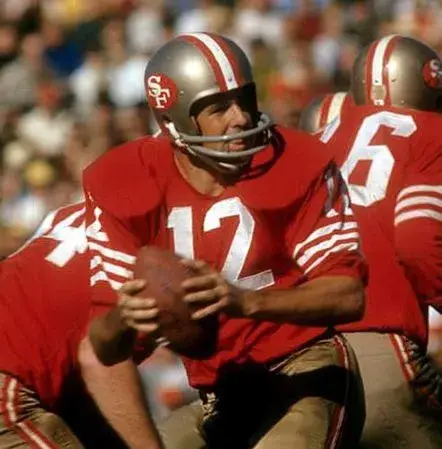 JOHN BRODIE San Francisco 49ers 1969 Throwback NFL Football Jersey 