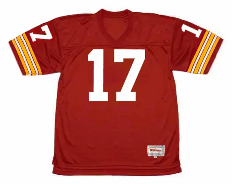 BILLY KILMER Washington Redskins 1972 Throwback NFL Football Jersey