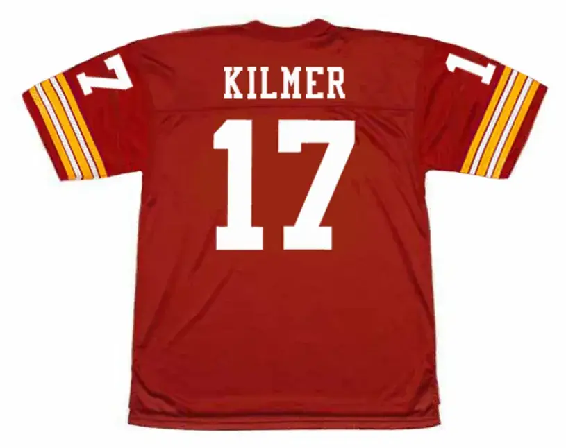 BILLY KILMER Washington Redskins 1972 Throwback NFL Football Jersey 