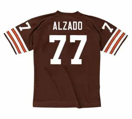 LYLE ALZADO Cleveland Browns 1980 Throwback NFL Football Jersey 