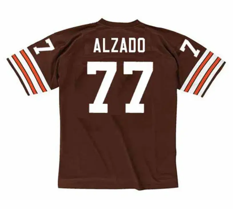 LYLE ALZADO Cleveland Browns 1980 Throwback NFL Football Jersey 