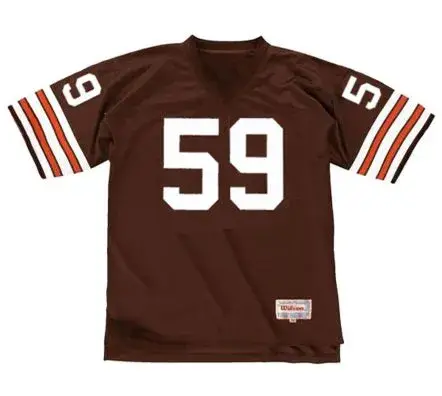 MIKE JOHNSON Cleveland Browns 1989 Throwback NFL Football Jersey
