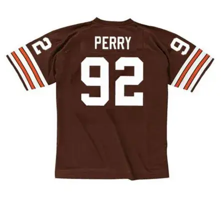 MICHAEL DEAN PERRY Cleveland Browns 1989 Throwback NFL Football Jersey 