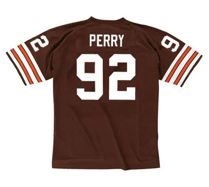 MICHAEL DEAN PERRY Cleveland Browns 1989 Throwback NFL Football Jersey 