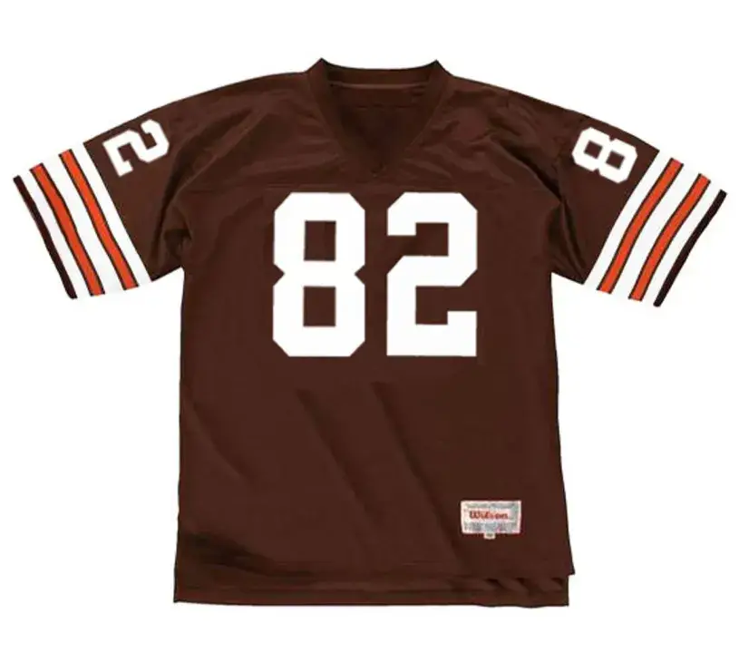 OZZIE NEWSOME Cleveland Browns 1987 Throwback NFL Football Jersey