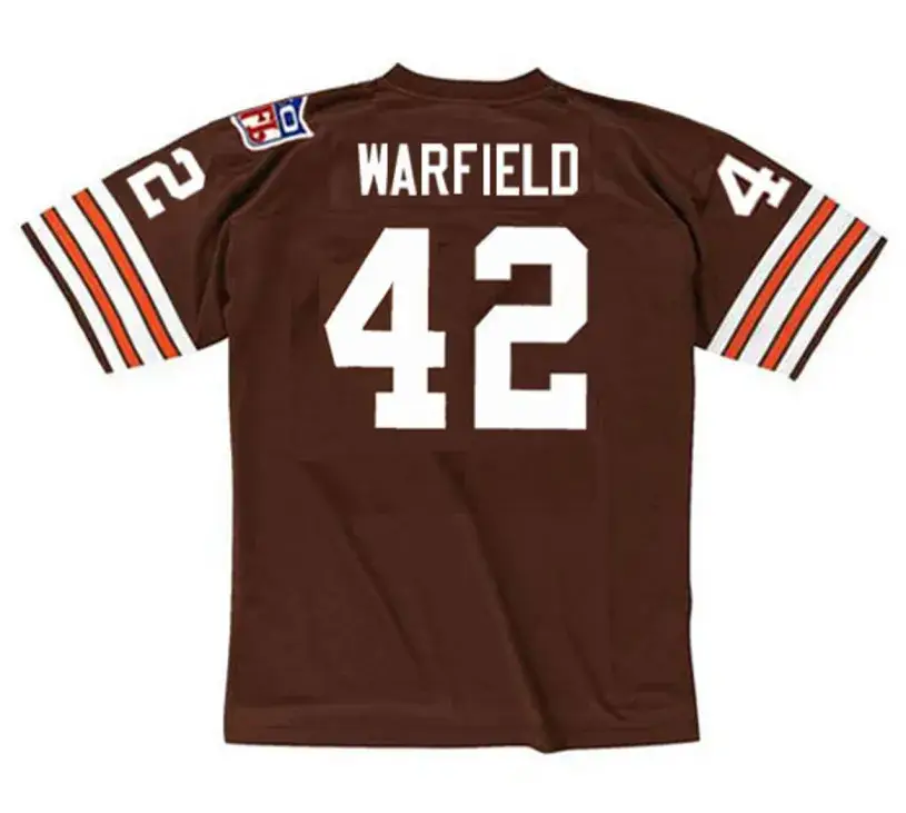 PAUL WARFIELD Cleveland Browns 1969 Throwback NFL Football Jersey 