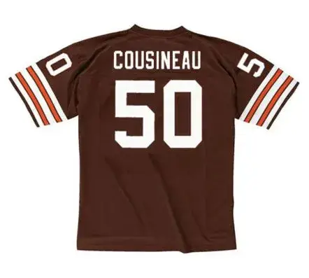 TOM COUSINEAU Cleveland Browns 1983 Throwback NFL Football Jersey 