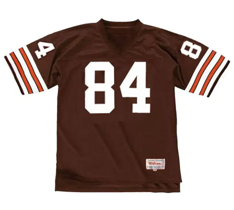 WEBSTER SLAUGHTER Cleveland Browns 1989 Throwback NFL Football Jersey