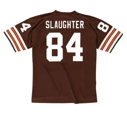 WEBSTER SLAUGHTER Cleveland Browns 1989 Throwback NFL Football Jersey 