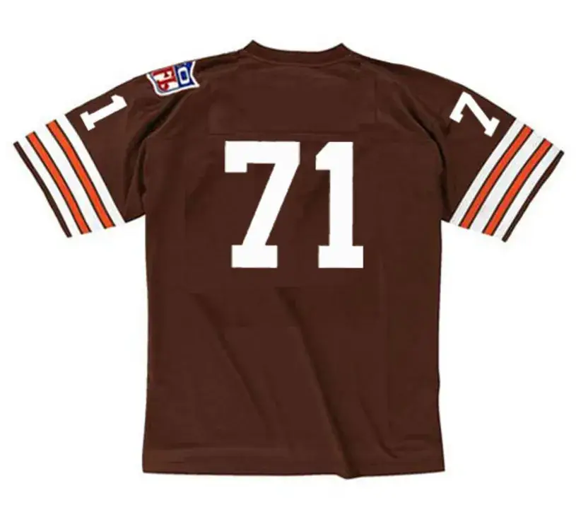 WALTER JOHNSON Cleveland Browns 1969 Throwback NFL Football Jersey 