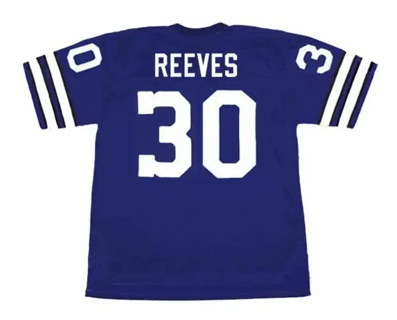 DAN REEVES Dallas Cowboys 1972 Throwback NFL Football Jersey 