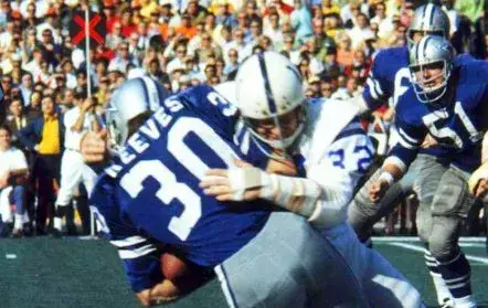 DAN REEVES Dallas Cowboys 1972 Throwback NFL Football Jersey 