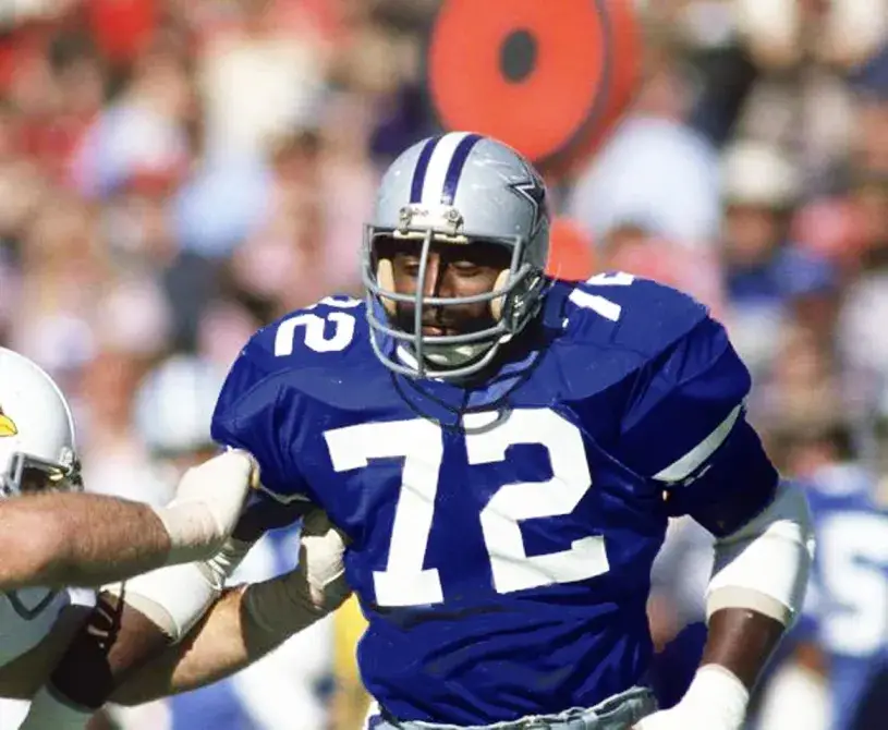 ED “TOO TALL” JONES Dallas Cowboys 1980 Throwback NFL Football Jersey 