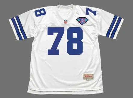 LEON LETT Dallas Cowboys 1994 Throwback NFL Football Jersey
