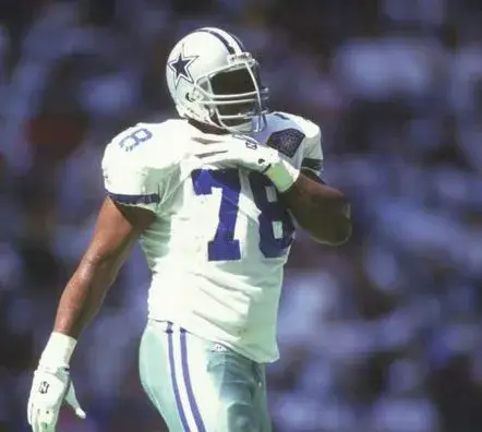 LEON LETT Dallas Cowboys 1994 Throwback NFL Football Jersey 