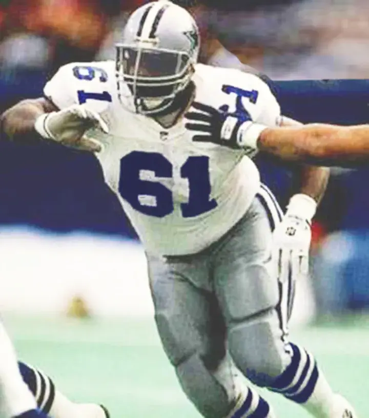 NATE NEWTON Dallas Cowboys 1994 Throwback NFL Football Jersey 
