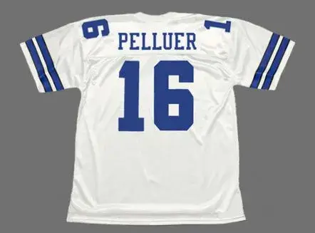 STEVE PELLUER Dallas Cowboys 1987 Throwback NFL Football Jersey 