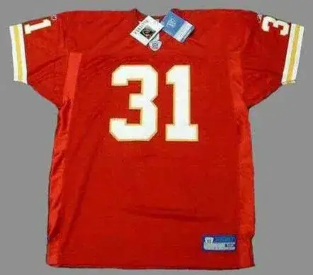 PRIEST HOLMES Kansas City Chiefs 2004 Home Reebok Authentic Throwback NFL Jersey