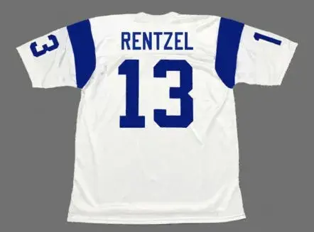 LANCE RENTZEL Los Angeles Rams 1971 Throwback NFL Football Jersey 