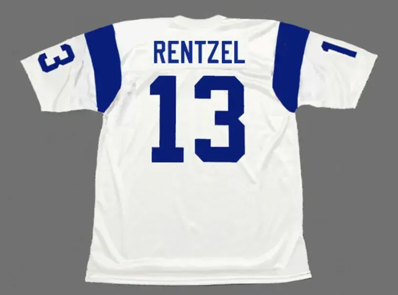 LANCE RENTZEL Los Angeles Rams 1971 Throwback NFL Football Jersey 