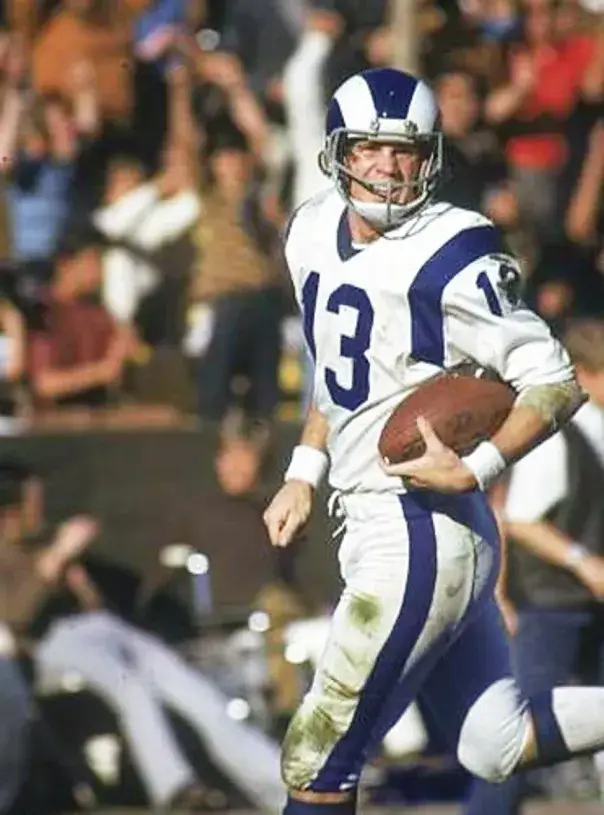 LANCE RENTZEL Los Angeles Rams 1971 Throwback NFL Football Jersey 