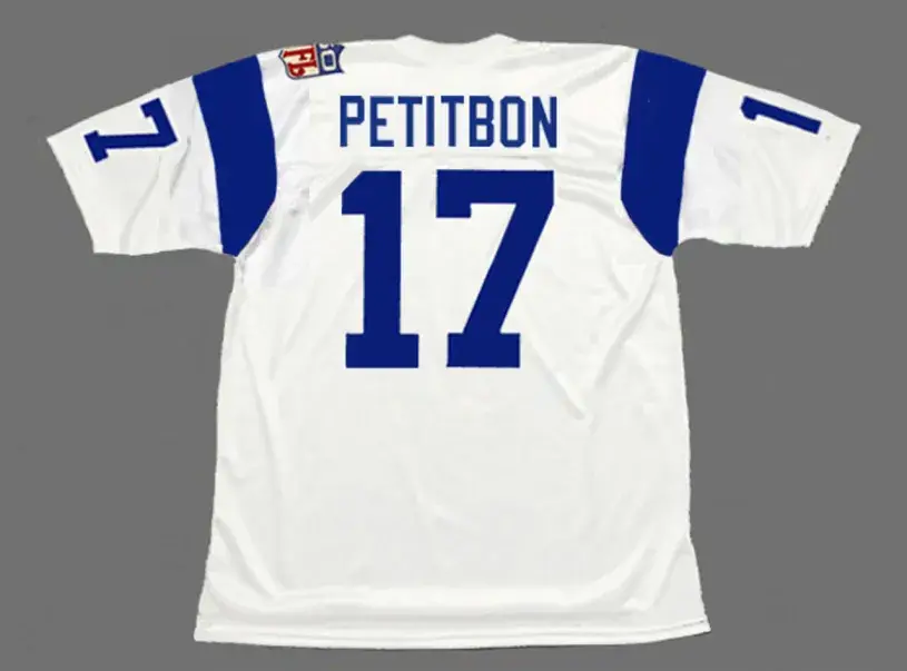 RICHIE PETITBON Los Angeles Rams 1969 Throwback NFL Football Jersey 