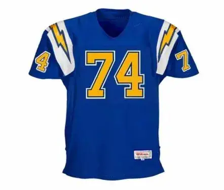 LOUIE KELCHER San Diego Chargers 1978 Throwback NFL Football Jersey