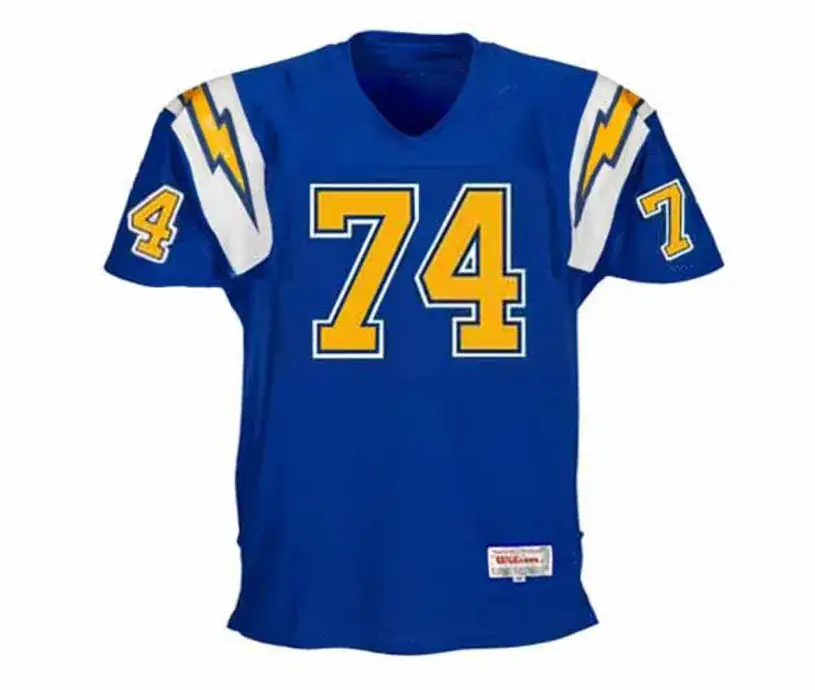 LOUIE KELCHER San Diego Chargers 1978 Throwback NFL Football Jersey
